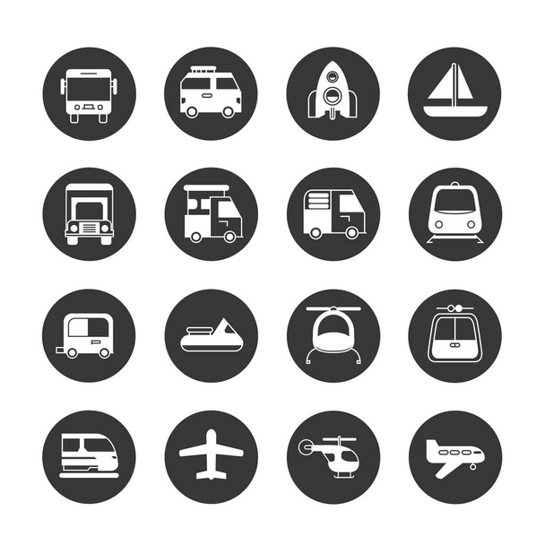 Web icons set. Vector illustration  - Vector, Image