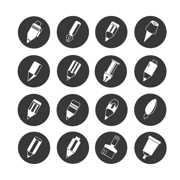 Conjunto de iconos web. Ilustración vectorial
  - Vector, imagen