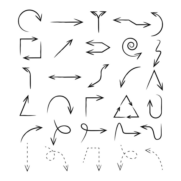 Ilustración vectorial de flechas
 - Vector, Imagen