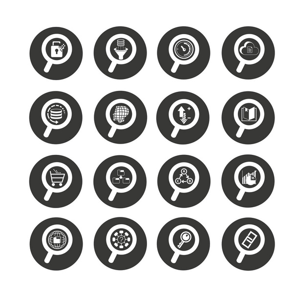 web icons set. Vector illustration  - Vector, Image