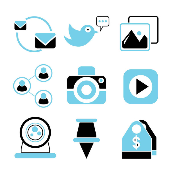 Web icons set. Vector illustration       - Vector, Image