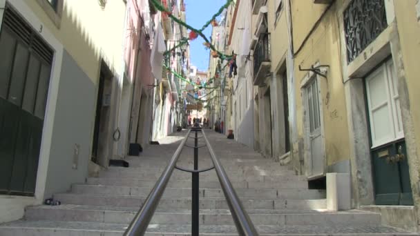 Sokak merdivenleri ile - Video, Çekim