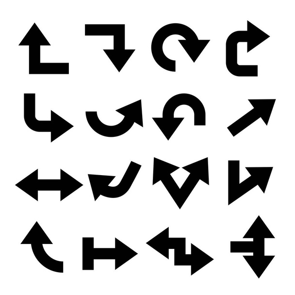 illustration vectorielle de flèches, icônes
 - Vecteur, image