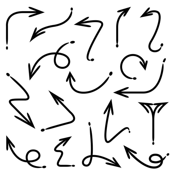 elementos marcadores desenhados à mão, simplesmente ilustração vetorial
 - Vetor, Imagem