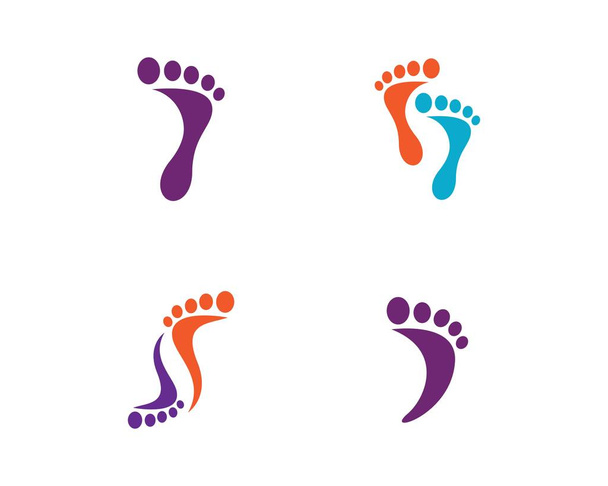 vettore del logo di ilustrazione del piede
 - Vettoriali, immagini