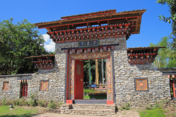 giriş kapısı bhutan stili - Fotoğraf, Görsel