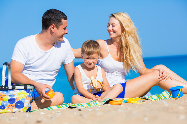 Family on the beach - Photo, Image