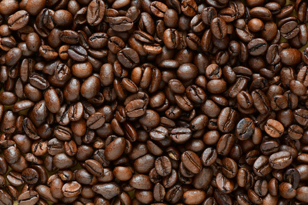 Vista full frame di aromatico torrefatto chicchi di caffè sfondo
 - Foto, immagini