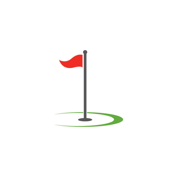 Golf Logo Vorlage Vektor Illustration Symbol  - Vektor, Bild