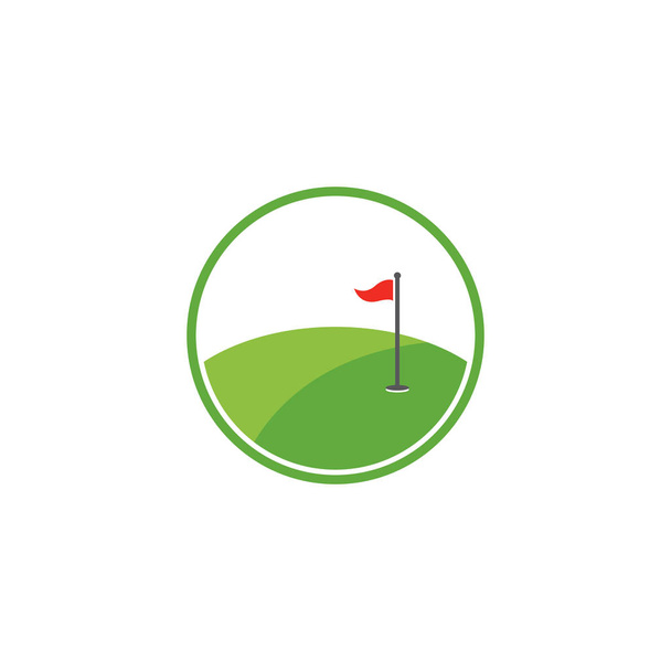 Golf Logo Vorlage Vektor Illustration Symbol  - Vektor, Bild