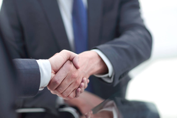 close up. handshake business people - Φωτογραφία, εικόνα