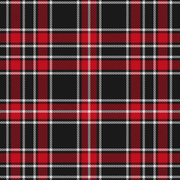 Tartan, Red and Black plaid pattern seamless.Texture for plaid, tablecloths, clothes, shirts, dresses, paper, bedding, blankets, quilts and other textile products. Vector illustration EPS 10 - Vector, Image