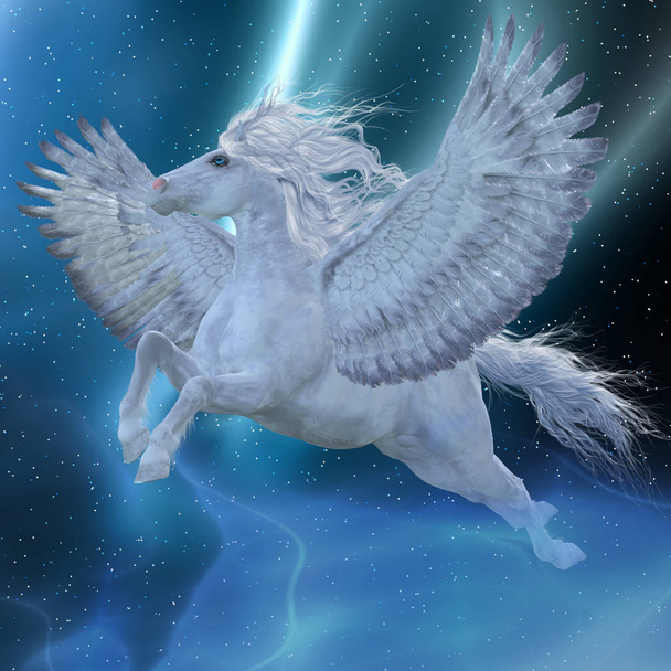 Misztikus Pegasus a Sky - Fotó, kép