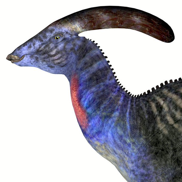 Parasaurolophus dinosaurus hoofd - Foto, afbeelding