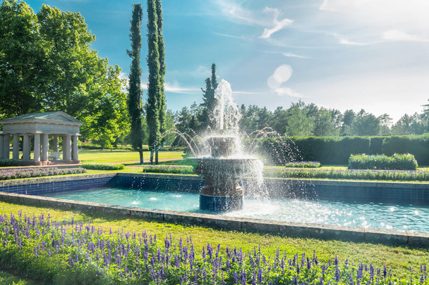 ナアンタリ、フィンランド - 2019年6月28日:クルタランタ、フィンランド大統領の公式夏の住居. - 写真・画像