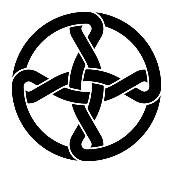 icône de symbole de noeud croisé circulaire
 - Photo, image