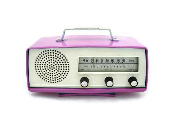 Grungy retro radio - Фото, изображение