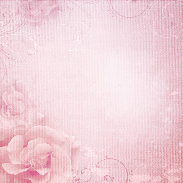 Grunge pink wedding background - Fotografie, Obrázek