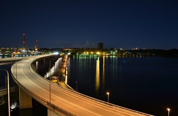 Lidingo bridge, Stoccolma, Svezia
 - Foto, immagini