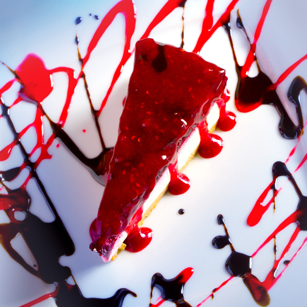 cherry cheesecake - Photo, image