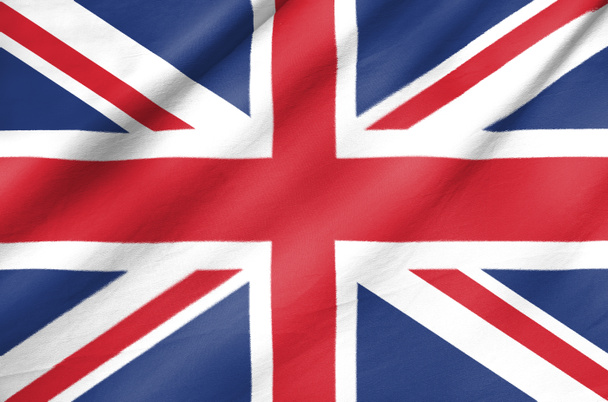 Fabric vlajka Spojeného království - Fotografie, Obrázek
