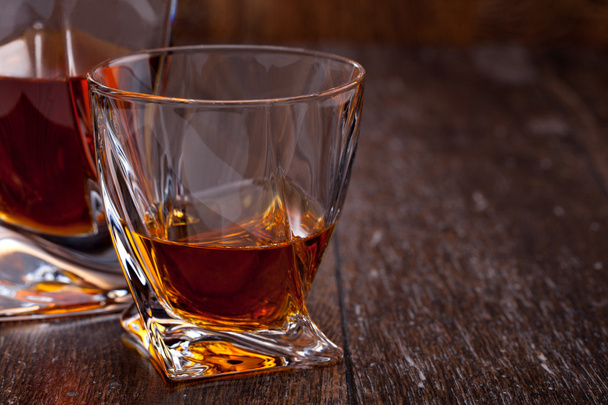 Glass of scotch whiskey - Fotó, kép