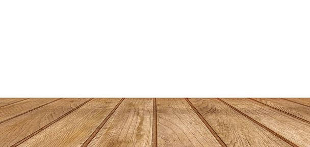 Wood top divided into 1 to 2 parts on white background - can be  - Фото, изображение