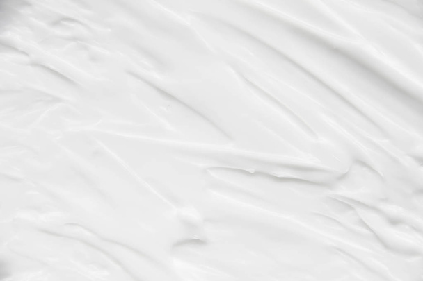 Cosmetics. Cream white background texture. - Photo, image