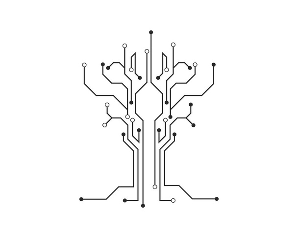 circuit ilustration vector - Vector, afbeelding