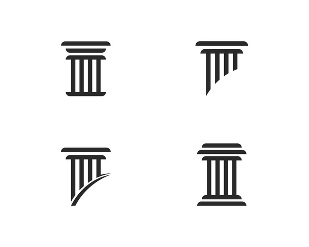 kolom logo vector - Vector, afbeelding
