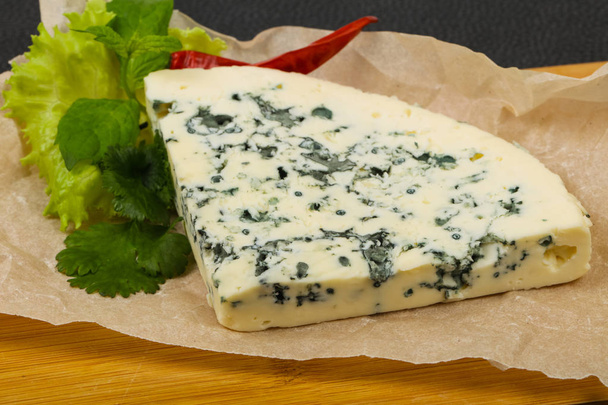 Blue cheese slice - Photo, Image