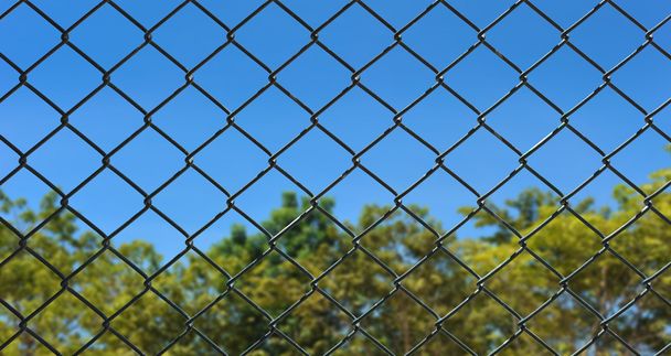 Iron wire fence - Photo, Image