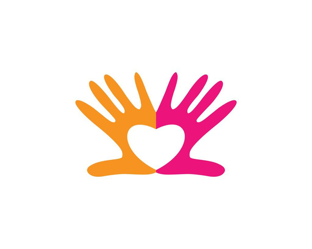 Wzór logo pielęgnacji dłoni - Wektor, obraz