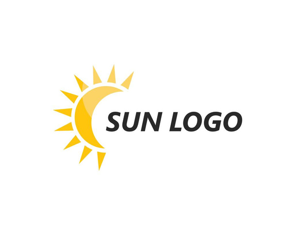 太陽のイラストロゴベクトル - ベクター画像