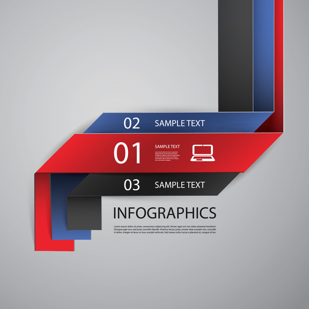 Infographics Design - Vektor, kép