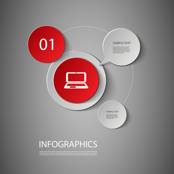 Infographic Design - Vektor, kép