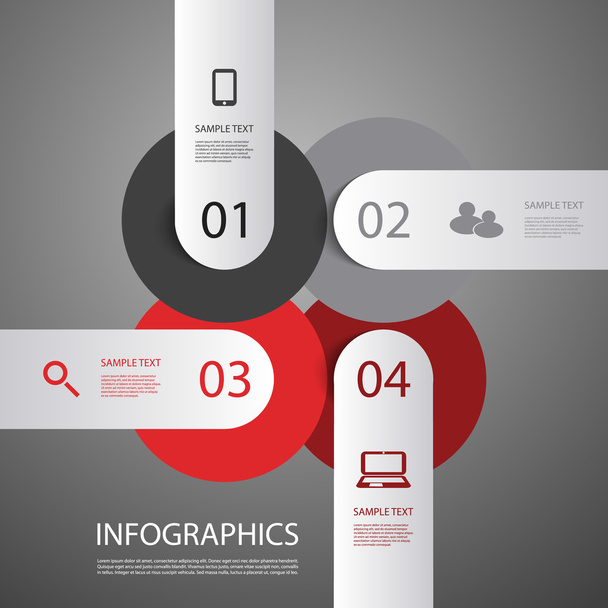 Infographic Design - Wektor, obraz