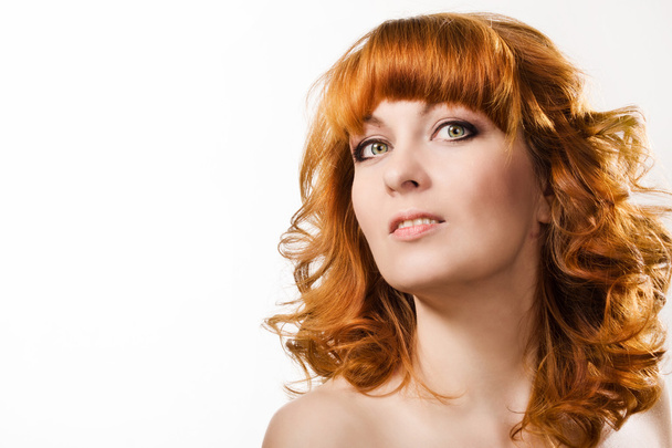 Beautiful woman with red hair - Valokuva, kuva