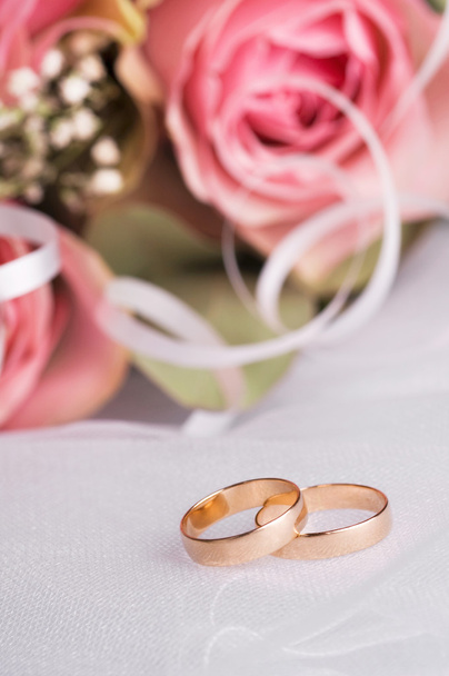 Wedding rings - Фото, изображение