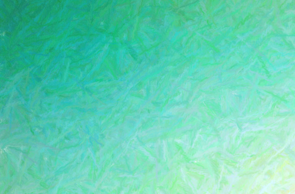 Ilustración abstracta de verde Cepillo largo Trazos Fondo pastel - Foto, imagen