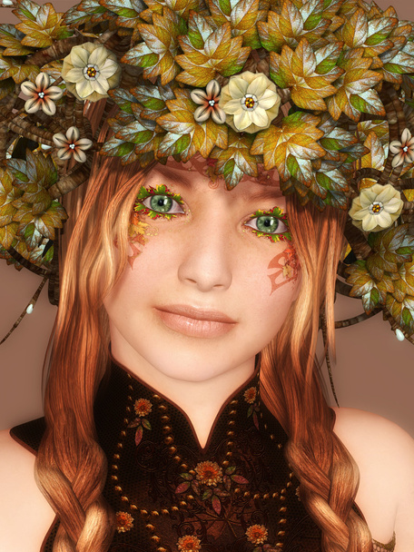 Autumn Girl - Foto, Bild