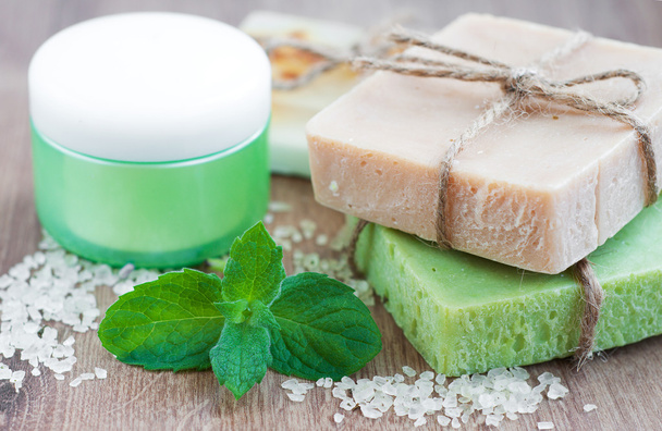 Natural Herbal Soap - Foto, afbeelding