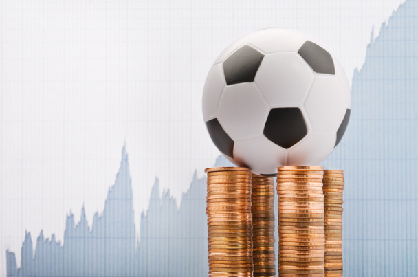 Football and money - Photo, Image