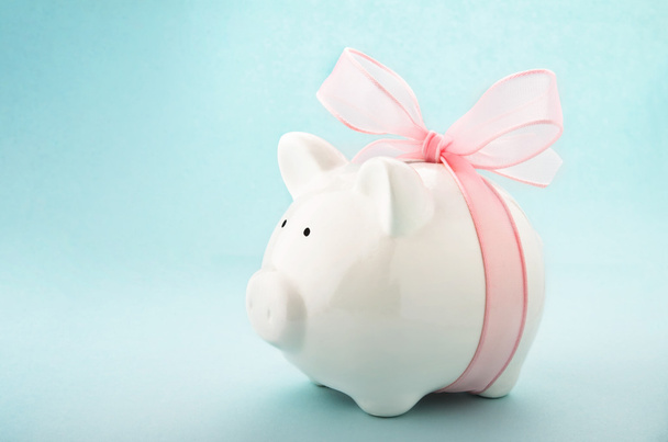 Piggy bank gift of money - Photo, Image