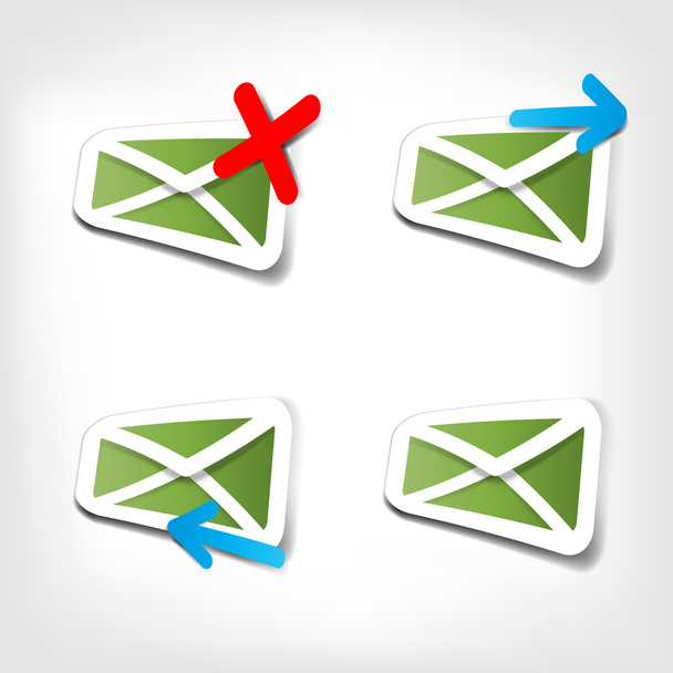 Web letter icon - Вектор, зображення