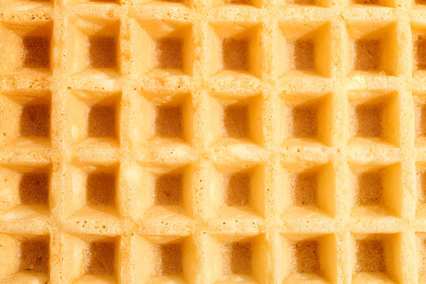 Бельгійський вафлі текстури як тло, крупним планом - Фото, зображення