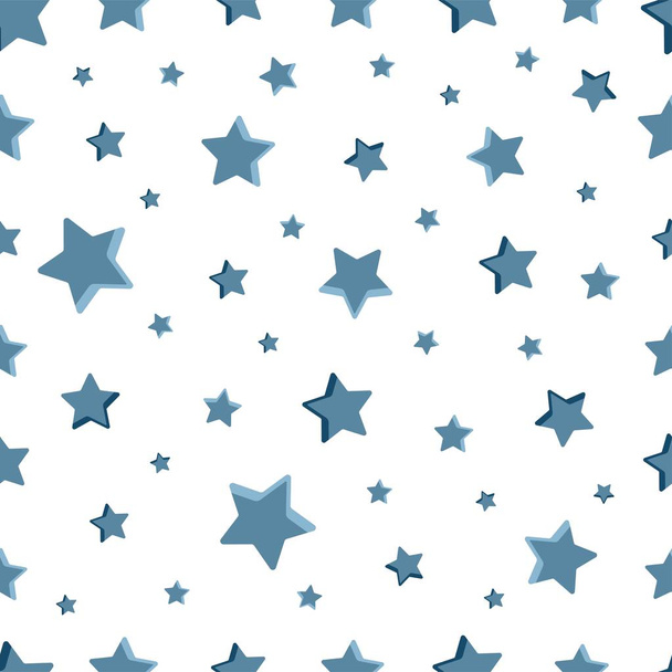 Patroon met sterren op witte achtergrond. Vector illustratie - Vector, afbeelding