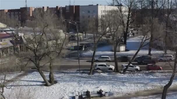Nikolaev hospital near the Olginogo pond in New Peterhof - Video