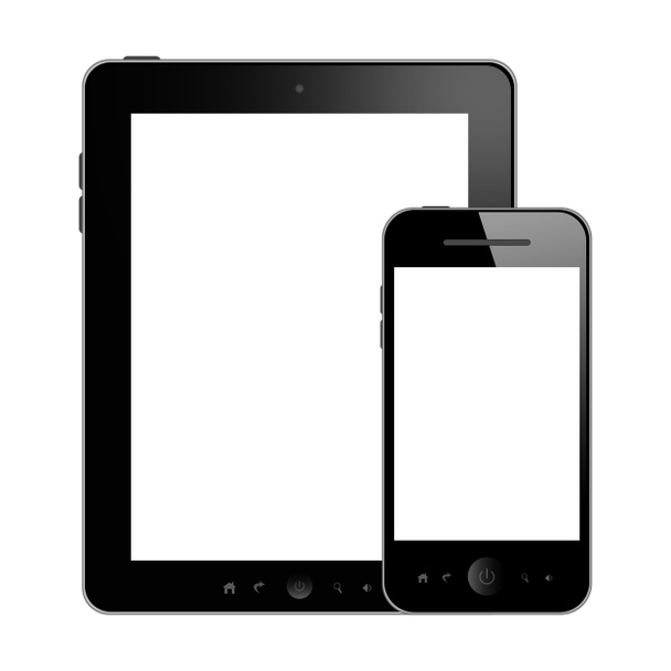 tablet i telefon komórkowy - Zdjęcie, obraz