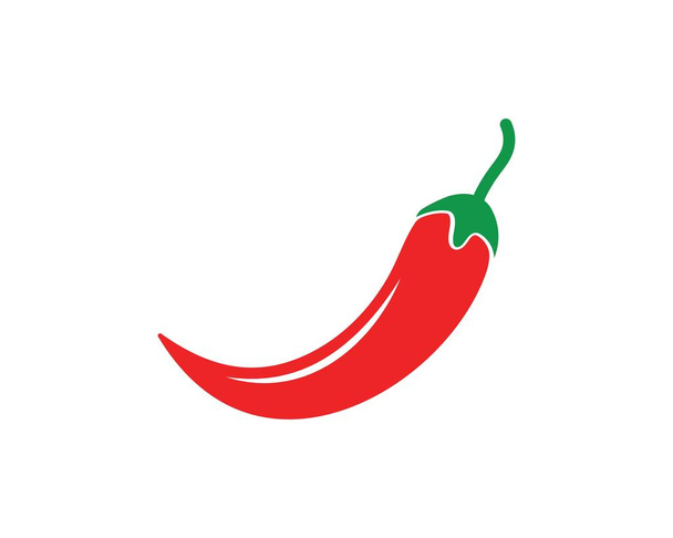 Чилі логотип значок Векторний дизайн ілюстрації
 - Вектор, зображення